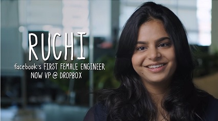 Photo of Ruchi, a Facebook's first female engineer