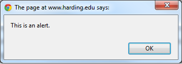 alert dialog box
