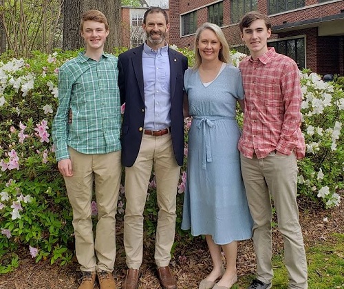 Frank, Becky, Ethan, and Braden